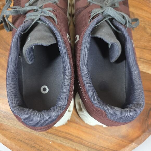 On Cloud 5 Ox Shadow Mens Dark Red Size 10.5 Athletic Running Shoes 59.98161 - Picture 8 of 13